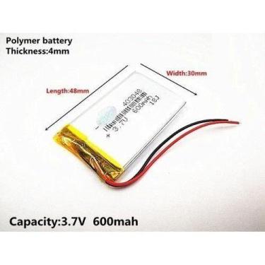 Imagem de Bateria Fone De Ouvido E40bt E-40bt E40 Bt 600mah 403048 2 fios - bgb