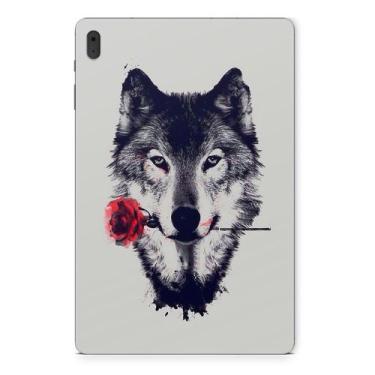 Imagem de Adesivo Galaxy Tab S8 Plus SM-X806 Lobo Rosa - Skin Zabom