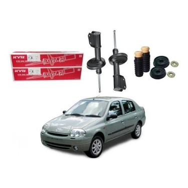 Imagem de Kit Amortecedor Dianteiro Clio Sedan 1.6 1998 A 2002 - Kayaba