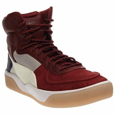Imagem de PUMA Sport Fashion Men's MCQ Brace Mid Whisper White/Syrah Sneaker 9 D (M)