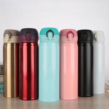 Imagem de Garrafa Térmica Inox 500ml Café Água Chimarrão Caminhada - SUPER TERMI