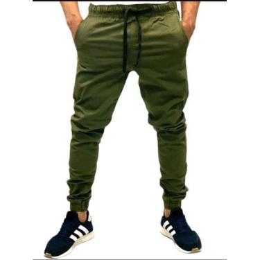 Imagem de Calça Jogger Masculina bege slim Coloridas/Camufladas - sky jeans , Ve