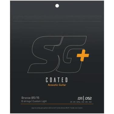Imagem de Encordoamento sg+ p/violao revestido 011 aco bronze 85 15 0.011 - 0.05