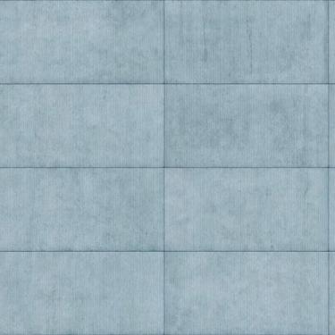 Imagem de Papel de Parede Autoadesivo Vinílico Reforma Bloco Cimento Azul Rústic