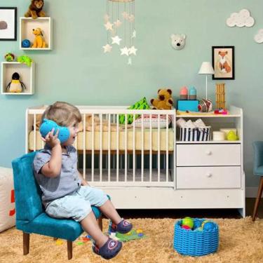 Imagem de Poltrona Infantil Cadeira Sofá Mini Assento Para Crianças Magali - Mov