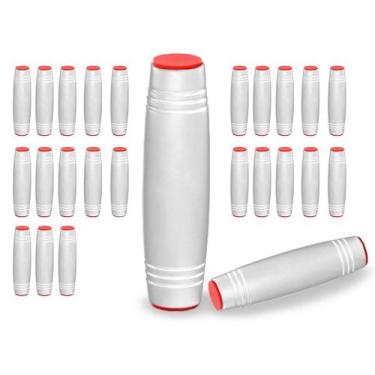 Imagem de Fidget Mokuru Stick Bastao Roller Anti Stress Branco Kit com 25 Unidad