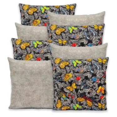 Imagem de Kit 8 Capas de Almofada com Zíper 40cmx40cm Gorgurinho - Dryka Enxovai