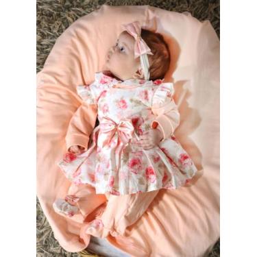 Imagem de Kit Saída De Maternidade Bela 4 Peças - Rosa - Vermelha- Salmão - Lalu