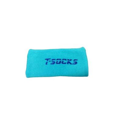 Imagem de Munhequeira Seca Suor Beach Tenis Academia - T-SOCKS , Azul