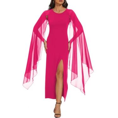 Imagem de Très Chic Mailanda Vestido feminino de fantasia de vampiro vintage gótico cosplay elegante manga formal vestidos maxi vestidos de noite