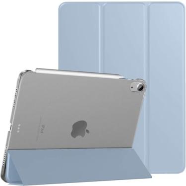 Imagem de DuraSafe Cases Capa protetora para iPad 10ª geração 2022 [iPad 10] 10,9 polegadas fina e leve para PC com suporte de ângulo duplo - azul claro