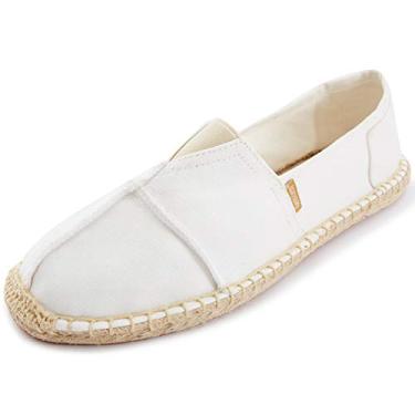 Imagem de Alexis Leroy Espadrilles masculinos sem cadarço, casuais, sem salto, Bege, 7-7.5