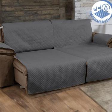 Imagem de Protetor Impermeável Para Sofá Retrátil e Reclinável de 2 Módulos 2,20