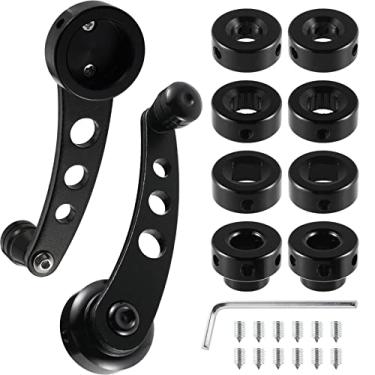 Imagem de 1 Conjunto Manivela Portas Universais Vagão Acessórios Para Porta De Carro Manivela Do Enrolador De Alumínio Enrolador De Janela De Carro Automotivo Janela Automática Vidro