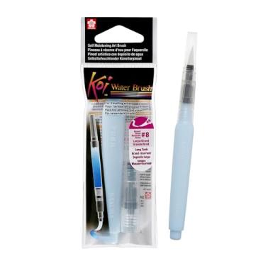Imagem de SAKURA Pincel de água Koi – Pincel de água para aquarela – Tanque de 9 ml – Ponta de pincel grande