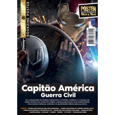 Imagem de Pôster Cinema e Séries Disney+: Capitão América Guerra Civil - Arte B 