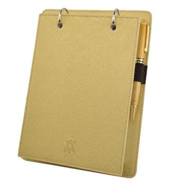 Imagem de Porta Bloco De Rascunho Prada - Office Designer Odp602, Ouro Light