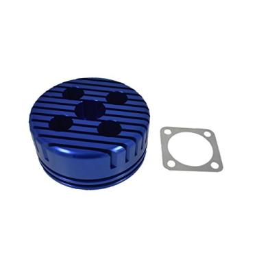 Imagem de JRL Cabeça de cilindro CNC para motor Racing 66cc/80cc (azul)