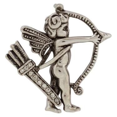 Imagem de Broche Metal Strass Cupido BRG7254 - Akasaki