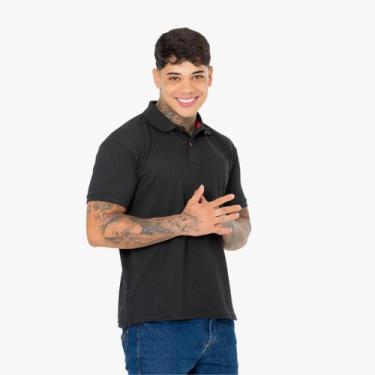 Imagem de Camisa Polo Masculina Ridens Desconto Exclusivo Super Oferta , GG, Pre