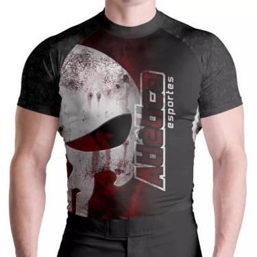 Imagem de Rash Guard Justiceiro MC Atlética Esportes, Preto, GG