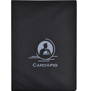 Imagem de Kit 30 Pasta Cardápio Com 2 Bolsas Pvc - Acp