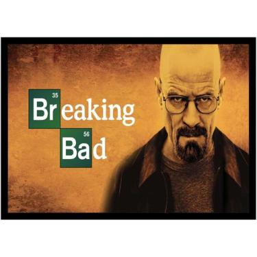 Imagem de Quadro Decorativo Cinema Séries Breaking Bad Filmes Quartos Salas Com 