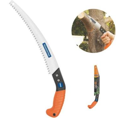 Imagem de Serrote de Poda Tramontina com Lâmina Curva em Aço Carbono Flexível de