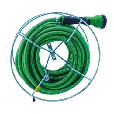 Imagem de Enrolador de Mangueira de Parede Giratório Aço Cromado - Alpif