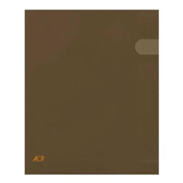 Imagem de Kit Pasta em L Ofício Acp Protetor Documentos 100 Unidades, Fumê