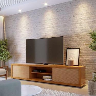 Imagem de Rack Gold Imbuia 220 cm - Mobly