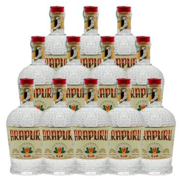 Imagem de Gin Nacional Arapuru London Dry 700ml 12 Unidades