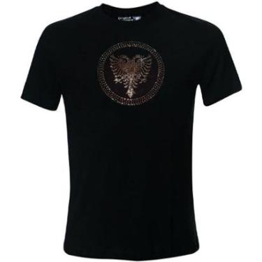 Imagem de Camiseta Cavalera Indie Strass Sign Preta Masculina-Masculino