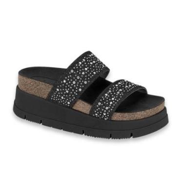 Imagem de Sandalia Papete Feminina Moleca Sola Alta Glitter Ref: 5513.106-Feminino