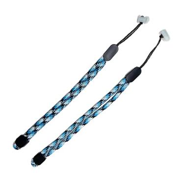 Imagem de Improved Replacement Wrist Wraps for Oculus Quest 2 Gen Controller, Professional Wrist Lanyards with Resin White Stopper, Replacement Adjustable Hand Straps for Oculus Controller（Blue）