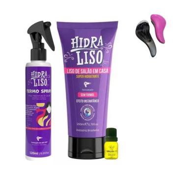 Imagem de 1 Hidraliso Progressiva De Chuveiro +Protetor Termico Cabelo