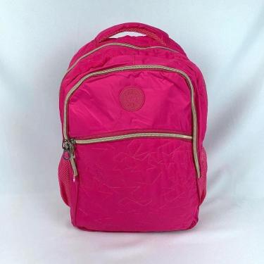 Imagem de Mochila Escolar Feminina Casual Reforçada Estrela pink
