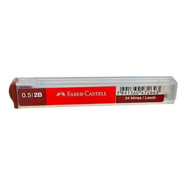 Imagem de Grafite Polymer 0.5Mm 2b Faber Castell - FABER CASTELL LINHA VERMELHA