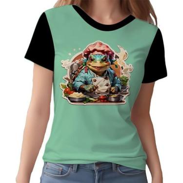 Imagem de Camisa Camiseta Tshirt Chefe Tartaruga Cozinheira Cozinha 3 - Enjoy Sh