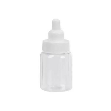 Imagem de Lembrancinha Mamadeira Lisa Branco 60ml 10un - MIRANDINHA