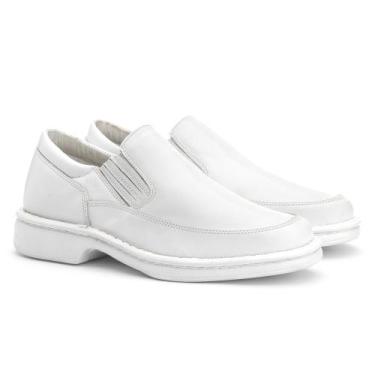 Imagem de Sapato Branco Masculino Social Médico Dentista Enfermagem Saúde, Branc