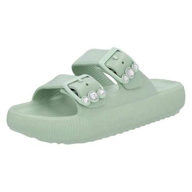 Imagem de Chinelo Feminino Birk Conforto Brilhante Ajustável Usaflex