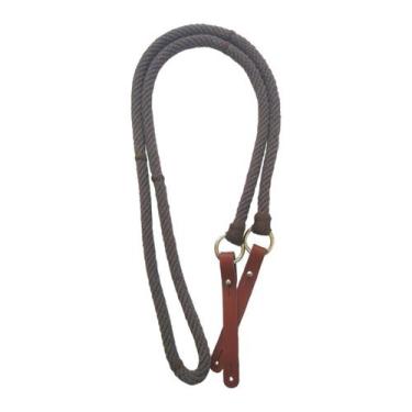 Imagem de Rédea de Algodão Torcida Montaria Cavalo Alta Qualidade e Espessura Ro