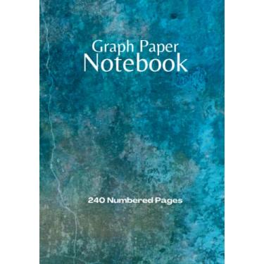 Imagem de Executive Graph Paper Notebook: Project Workbook with 240 Numbered Pages Quad Ruled 5 x 5 Graph Paper | 7" x 10" Executive Size | PLUS 20 Lined Pages | For Ideas, Notes, Sketches