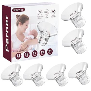 Imagem de Parner Inserções de Flange de 17 Mm para Momcozy S9/S9Pro/S10/S12/S12Pro/Medela/Tsrete/Spectra/Bellababy Etc. Bomba Tira-Leite Vestível de 24 Mm, Reduz O Túnel de 24 Mm para O Tamanho Correto-6 Unidad