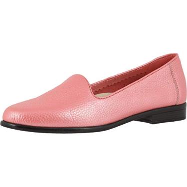 Imagem de Trotters Sapatilha feminina Liz Tumbled Ballet, Coral, 8 Wide