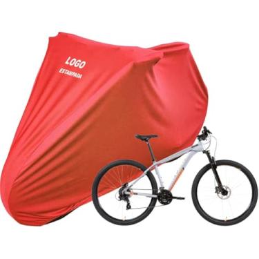 Imagem de Capa Mountain Bike Caloi 29 Aro 29 Tecido Helanca Resistente (Vermelho)