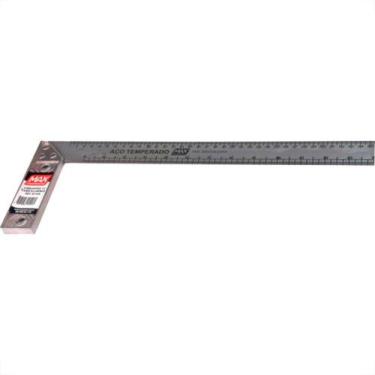 Imagem de Esquadro Max Cabo Aluminio 25Cm - MAX METALURGICA
