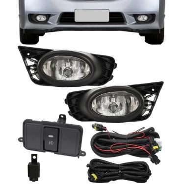 Imagem de Kit Farol Neblina Milha Honda Civic G8 2009 até 2011