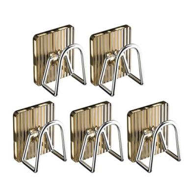 Imagem de LaLiz Cozinha não perfurada, esponja, escorredor de drenagem, pia, almofada de limpeza montada na parede, rack de armazenamento de bolas de lã de aço, rack de tábua de corte, 5 prateleiras